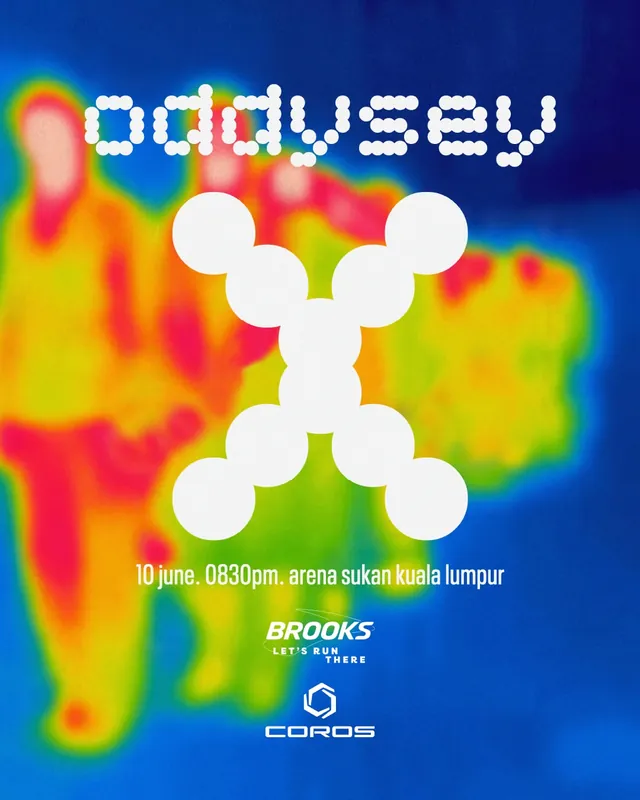 ODDYSEY × COROS × Brooks poster