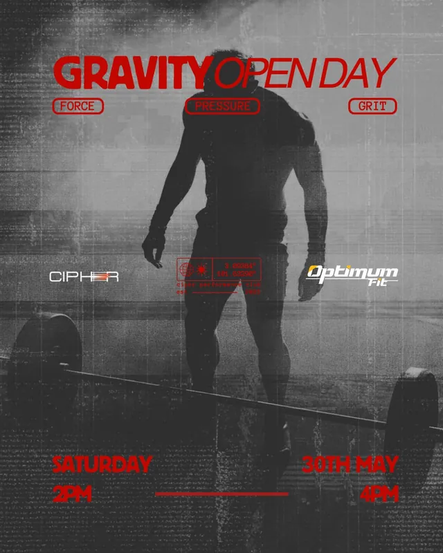 Gravity Open Day poster